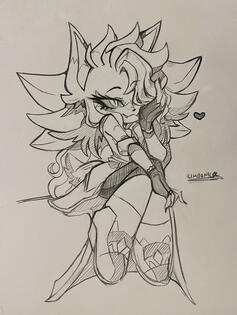 Honey the Cat Commission for ReginaldKonga on Twitter.